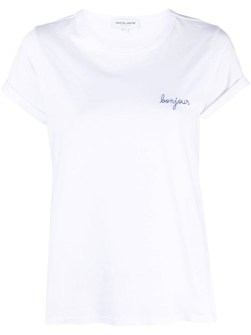 Bonjour popincourt t-shirt MAISON LABICHE PARIS | RWPOITOUBJRWHITE